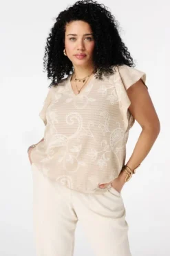 Top avec imprimé paisley