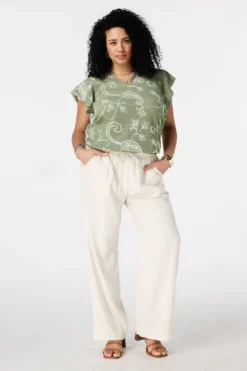 Top avec imprimé paisley