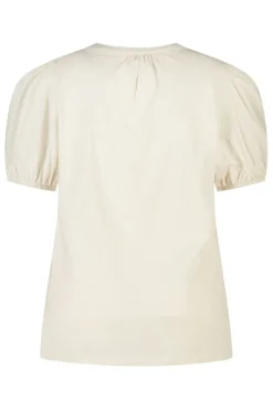 Top avec manches bouffantes