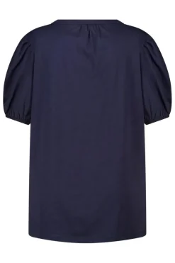 Top avec manches bouffantes