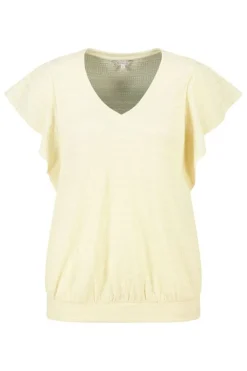 Top avec manches papillon