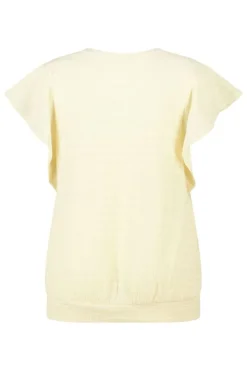 Top avec manches papillon