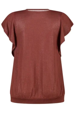 Top avec manches papillon