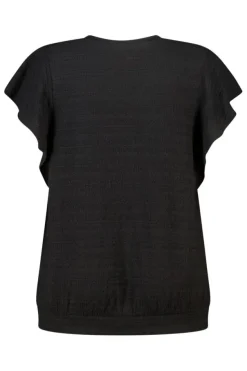 Top avec manches papillon