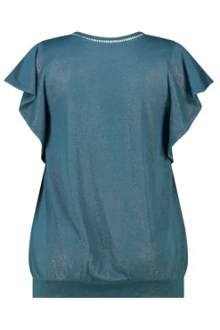 Top avec manches papillon