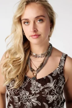 Top crochet avec imprimé floral