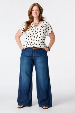 Top à pois