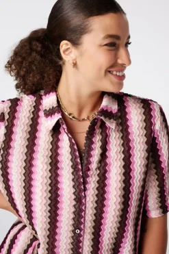 Top polo en crochet