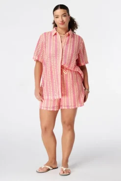 Top polo en crochet