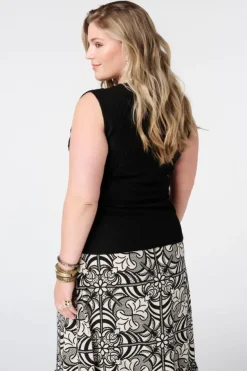 Top portefeuille avec dentelle