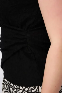 Top portefeuille avec dentelle