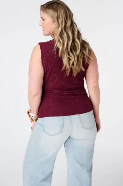 Top portefeuille avec dentelle