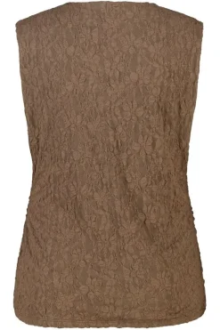 Top portefeuille avec dentelle