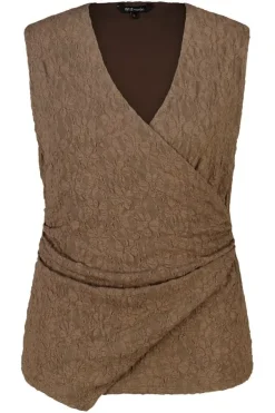 Top portefeuille avec dentelle