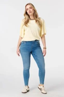 Tregging aspect denim