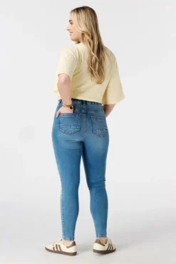 Tregging aspect denim