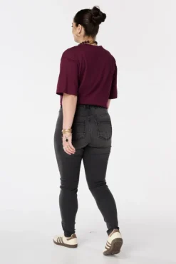 Tregging aspect denim