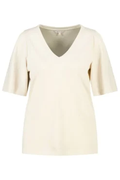 T shirt avec col en V