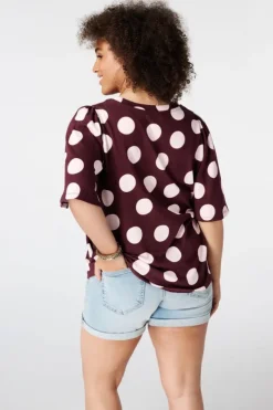 T shirt avec col en V