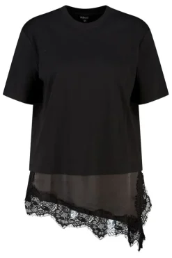 T shirt avec dentelle