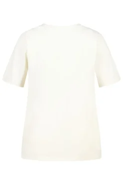 T shirt avec illustration en dentelle
