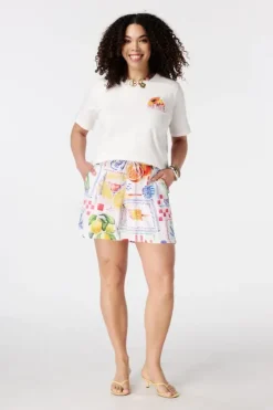 T-shirt avec imprimé au dos