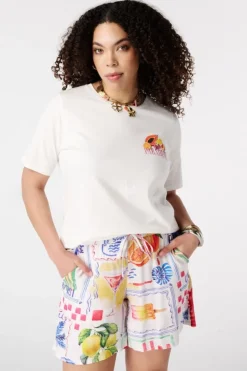 T-shirt avec imprimé au dos