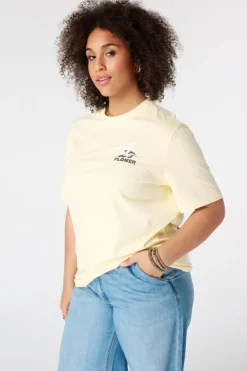 T shirt avec imprimé au dos