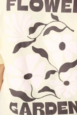 T shirt avec imprimé au dos