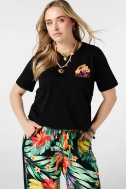 T-shirt avec imprimé au dos
