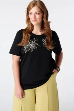 T shirt avec perles