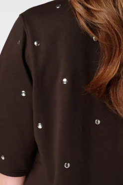 T shirt en tissu sweat
