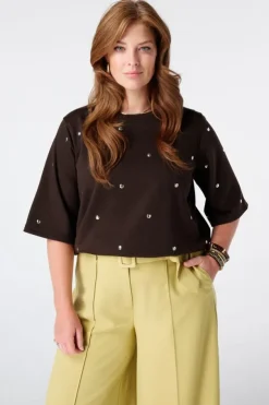 T shirt en tissu sweat