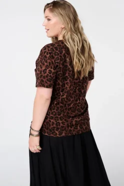 T-shirt à imprimé animalier