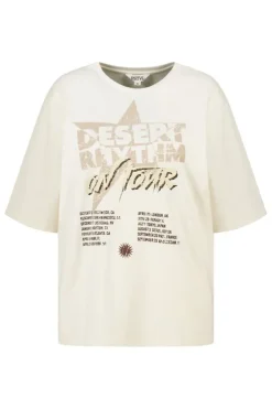 T shirt oversize avec imprimé