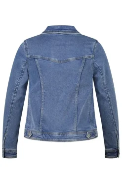 Veste en jean avec fermeture à boutons