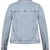 Veste en jean avec fermeture à boutons