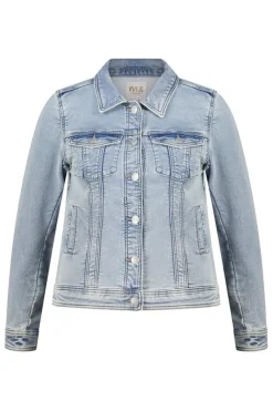 Veste en jean avec fermeture à boutons