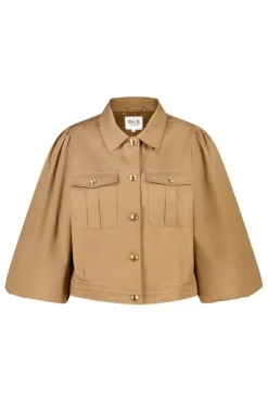 Veste utility avec manches bouffantes